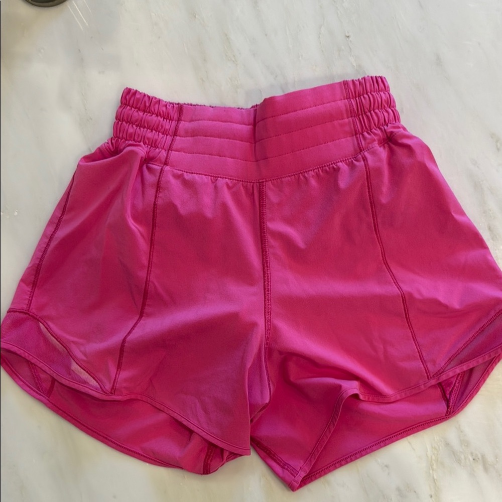 lululemon athletica Vibrant Pink Athletic Shorts